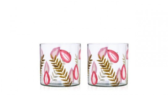 Sara by Sara Davies Handpainted Glass Hurricanes