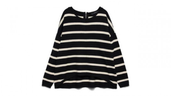 Vero Moda Breeze Zip Detail Knit Top