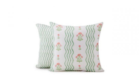 Sara by Sara Davies Set of 2 Square Cushions