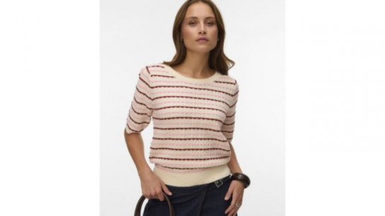 Vero Moda Monica Short Sleeve Knitted Jumper