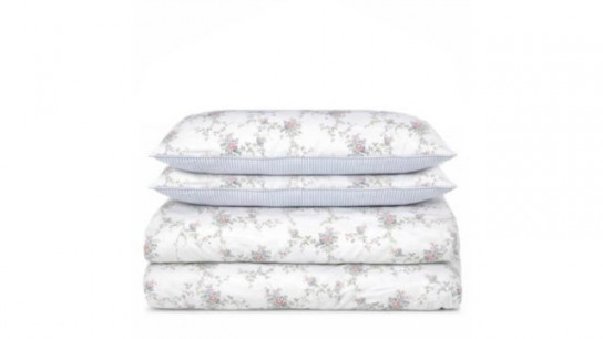 Sara by  Sara Davies Cotton Blend Reversible Floral 3 Piece Duvet Set