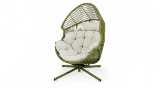 Garden Stories Ulta Comfort Rope Standing Swivel Chair
