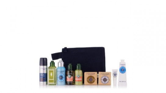 L'Occitane 9 Piece Men's Travel Collection with Bag