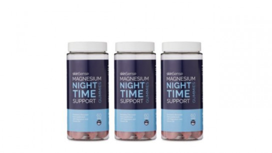 SkinSense Magnesium Night Time Support Gummies 3 Month Supply