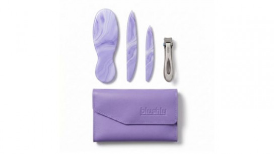 Blushly Complete Manicure & Pedicure Set with Case