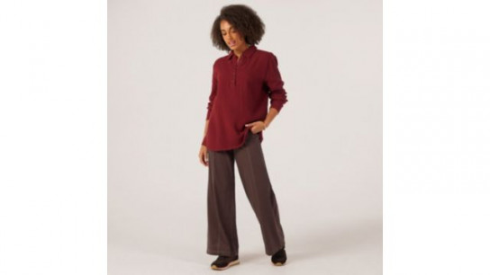 Denim & Co Textured Cotton Shirt