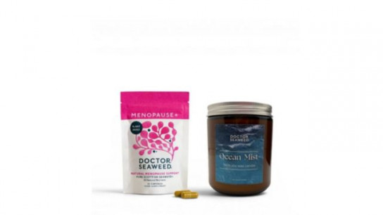 Doctor Seaweed Menopause+ 30 Day Supply with Ocean Mist Candle