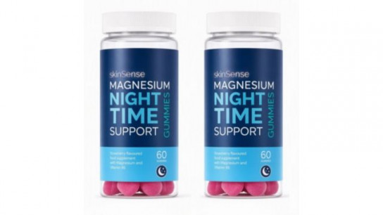 SkinSense Magnesium Night Time Support Gummies 2 Month Supply
