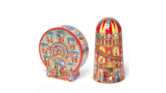 Churchill's Fairground & Fun House Fruit Jellies Sweets Tins