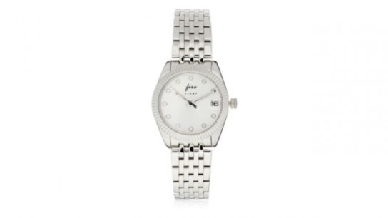 Fire Light 0.17ct Lab Grown Diamond Stainless Steel Link Watch
