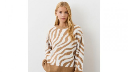 Finery London Tully Zebra Stripe Jumper