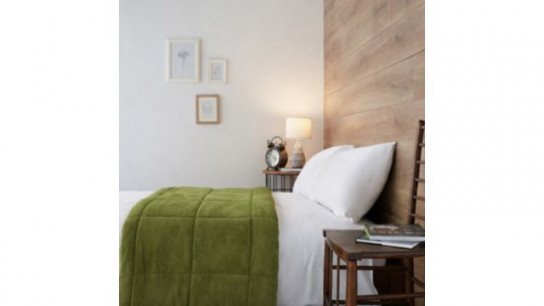 Cozee Home Velvetsoft Filled Throw
