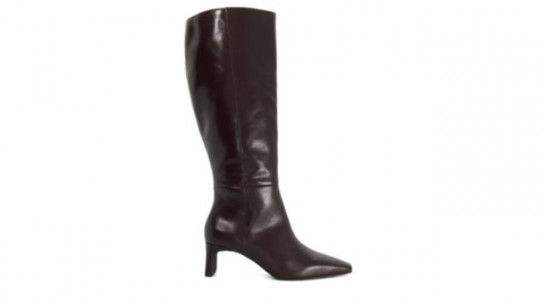 Dune London Scoop Leather Knee High Boot