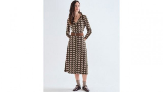 Compania Fantastica Geometry Midi Dress