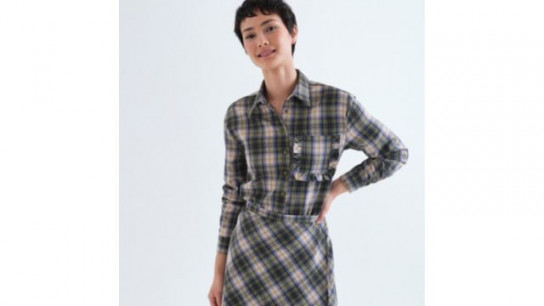 Compania Fantastica Pure Cotton Plaid Shirt