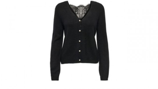 Only Adele Lace Detail Cardigan