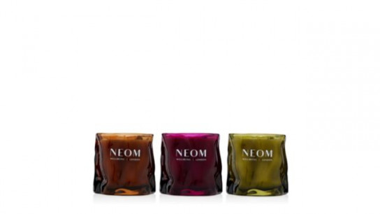 NEOM Wellbeing Festive 1-Wick Candle Trio
