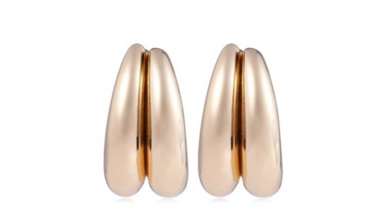 Malika Double Loop Earrings