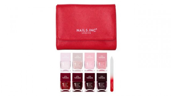 Nails Inc It's Topless Ultimate 9 Piece Wardrobe with Bag