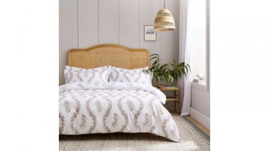 Christy Eversham Floral 230TC 3 Piece Duvet Set
