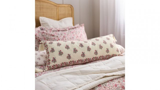 Christy Newstead Cotton Reversible Lumber Cushion