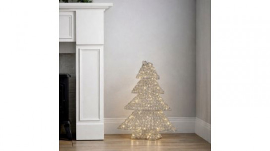 Festive Indoor/Outdoor Pre Lit 60cm Microdot Tree