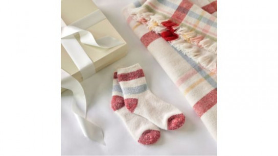 Cozee Home 'The Gift of Comfort' Throw and Socks Giftbox