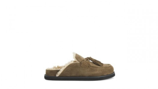 Dune London Suede Backless Loafer Mule