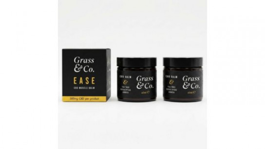 Grass & Co. EASE CBD Muscle Balm 300mg Duo Pack