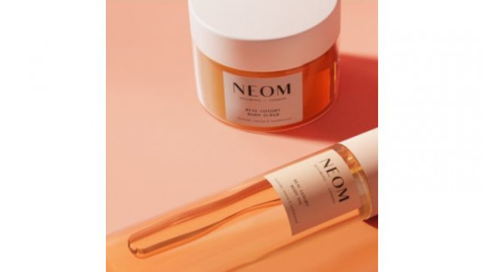 NEOM Wellbeing Real Luxury Body Scrub & Body Oil Duo