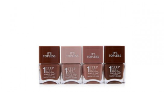 Nails Inc It's Topless Soft Suede Quad