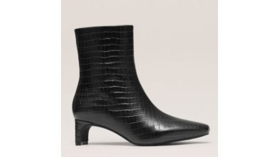 Clarks Edina Zip Leather Ankle Boot