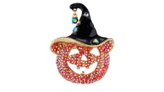 Butler & Wilson Bewitched Pumpkin Brooch