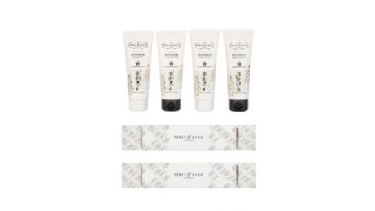 Percy & Reed Royal Blossom 4 Piece Gift Set with Crackers