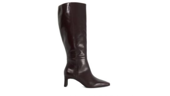 Dune London Scoop Leather Knee High Boot