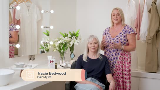 Tracie, Embracing grey hair in Menopause